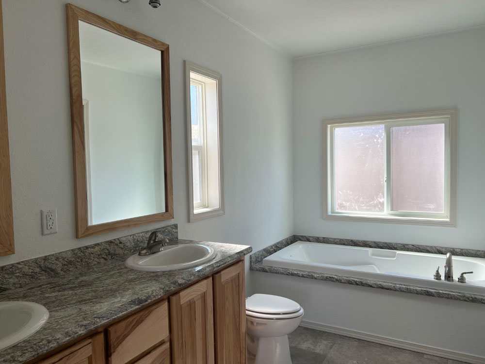 Luxurious soaker tub in the Champion Dreamworks 4603F