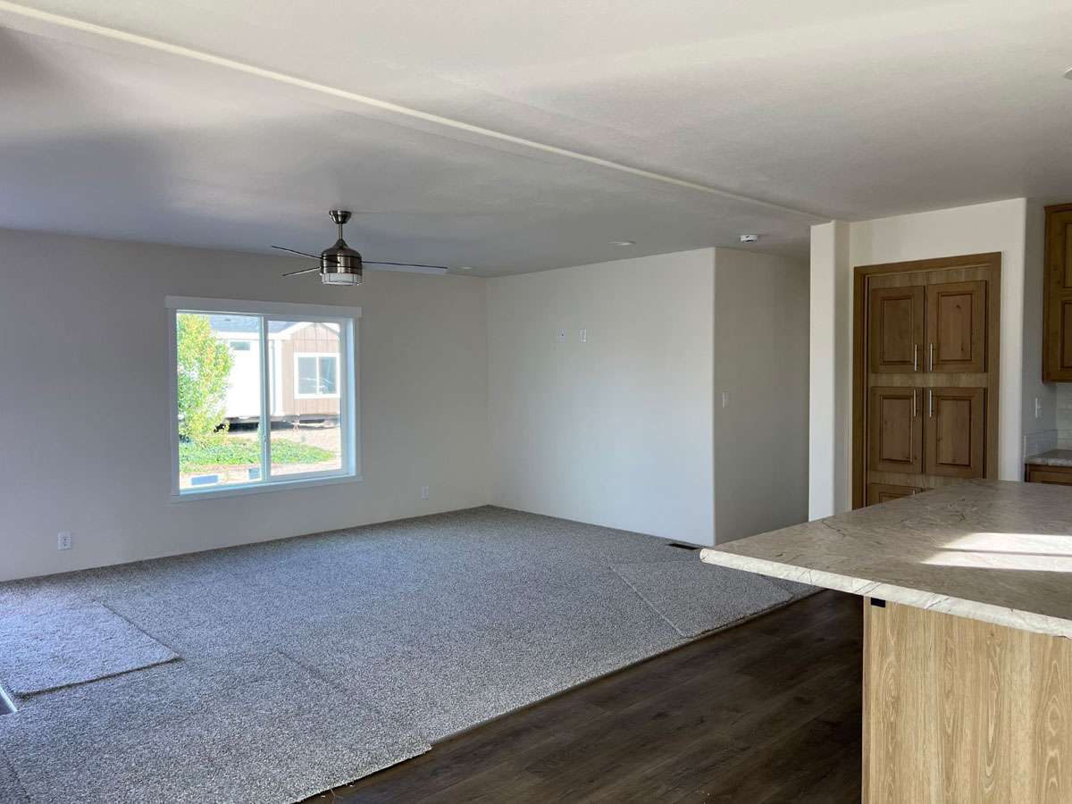 The Sawtooth's family room is a versatile space for kids to play, craft, or relax