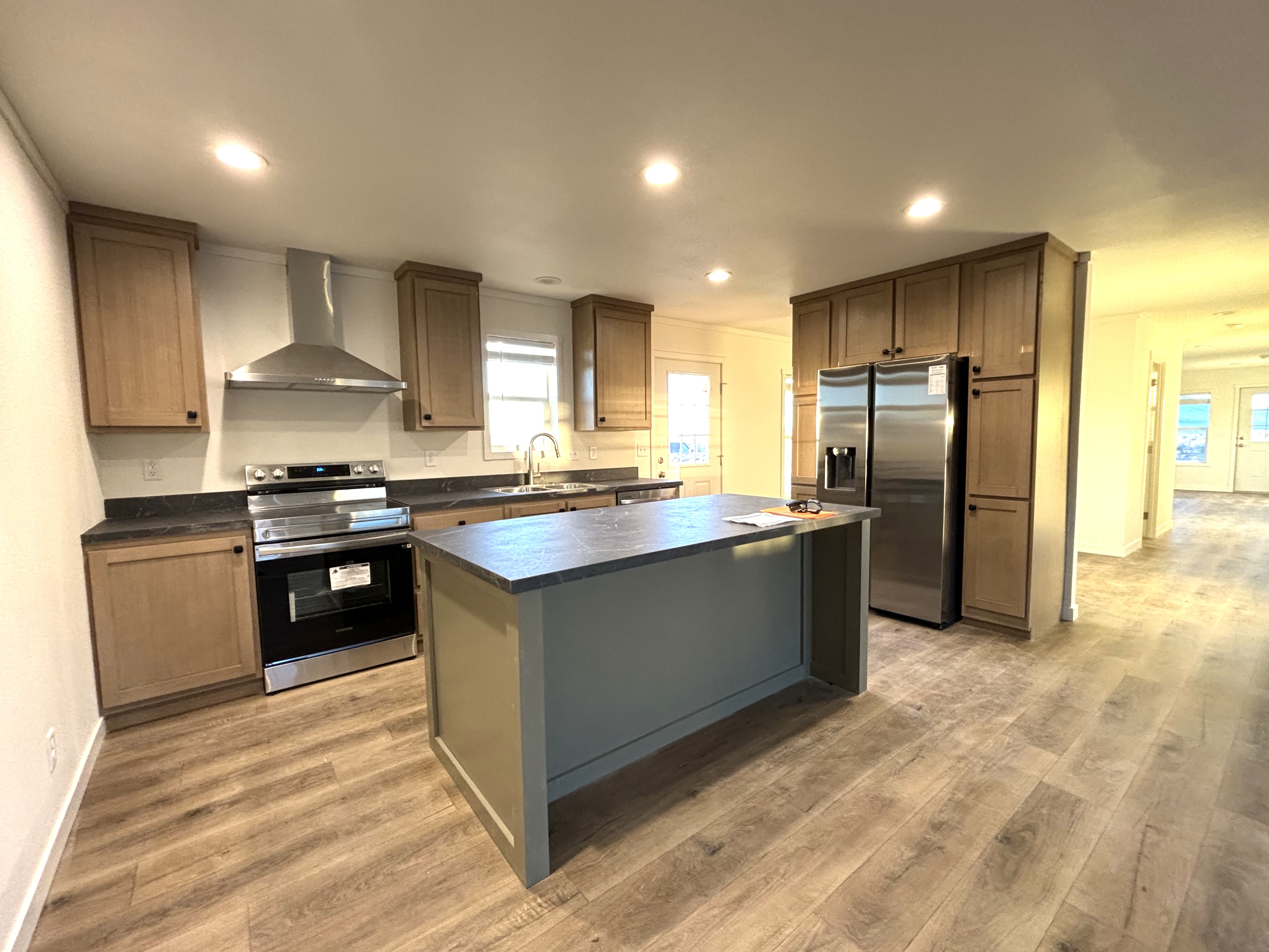 Kitchen with plenty of storage space in the Tempo Hey Jude.