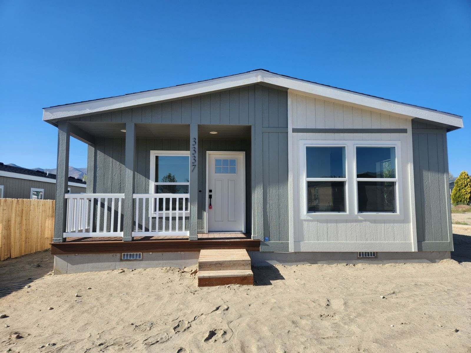 Johnny B Goode exterior with modern design by Clayton Homes, in Nampa, ID