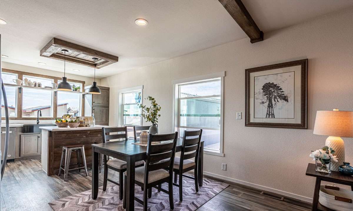 Energy-saving windows in The Opal, letting in natural light.