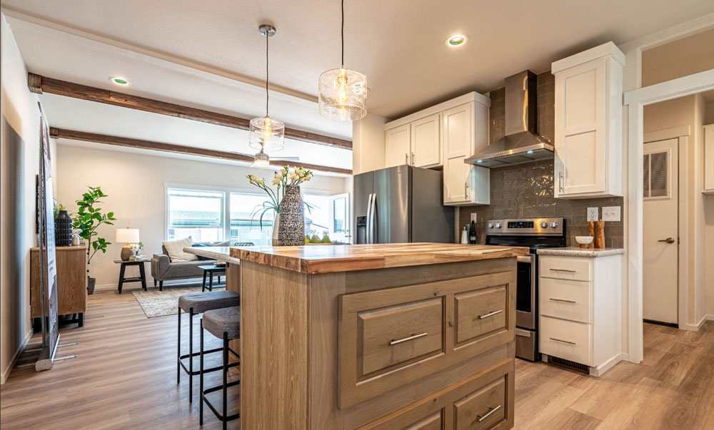 Tons of light and gorgeous finishes in the 30684E Fleetwood home